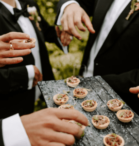 Choosing your canapés